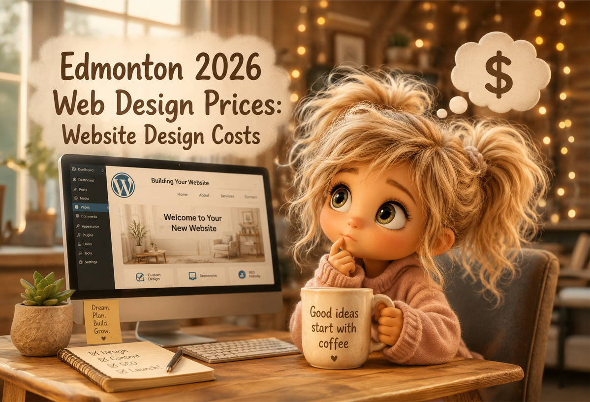 Designed Life Marketing Website design prices in Edmonton 2026